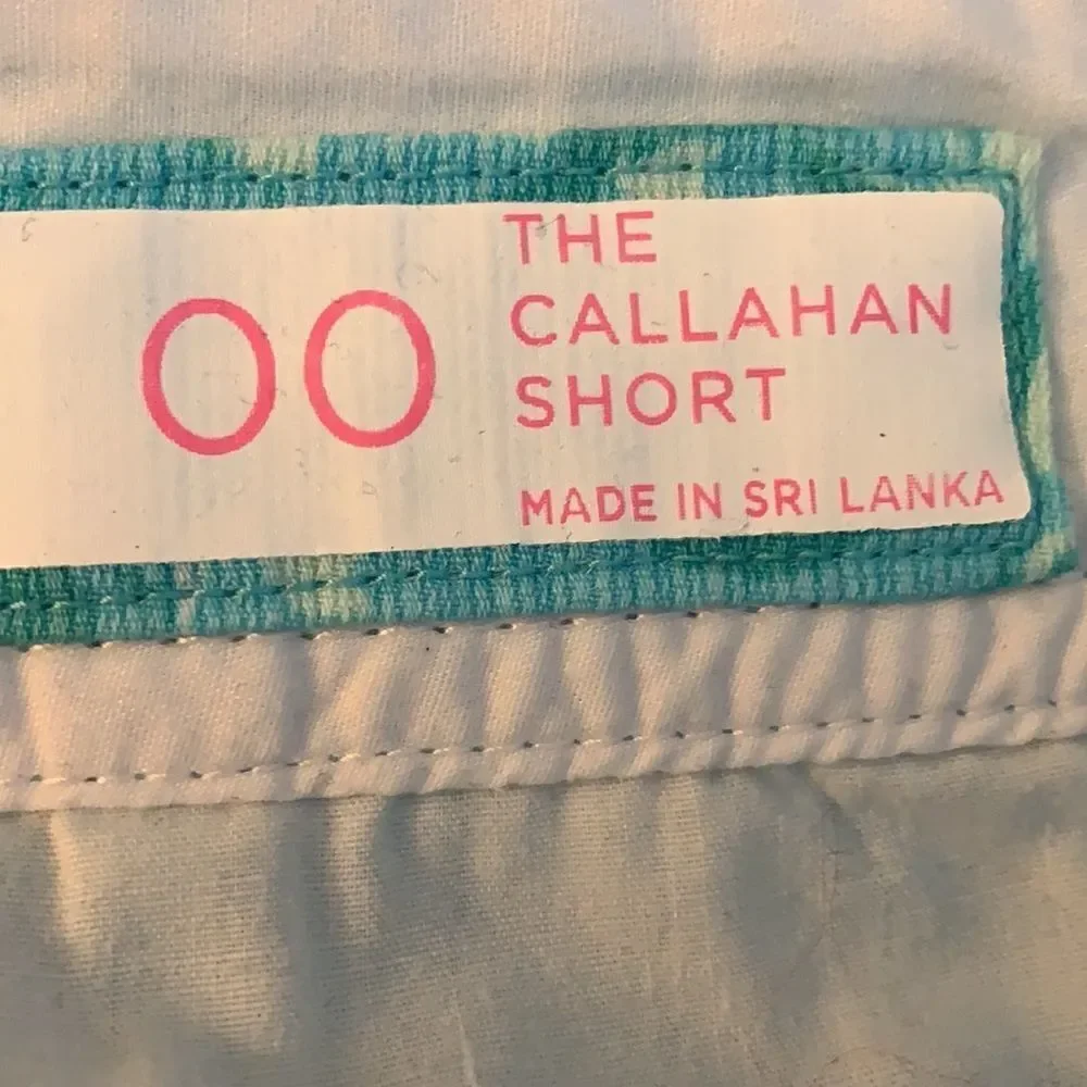 Lilly Pulitzer Shorts 00 size “the Callahan” short. Like new condition.